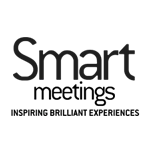 A logo reading &ldquo;Smart&rdquo; in dark letters on a light background. logo on footer section.